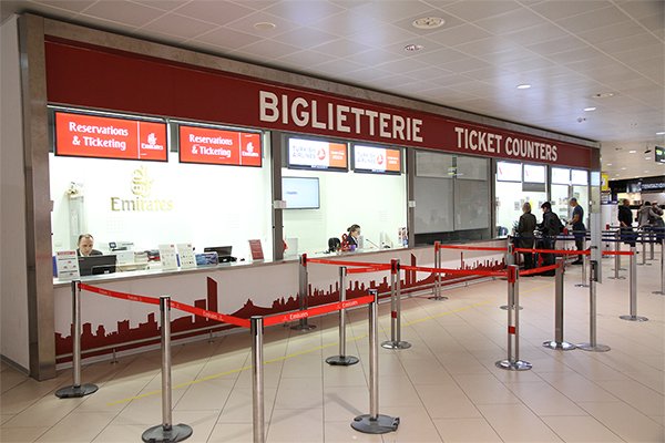 Ticket counters