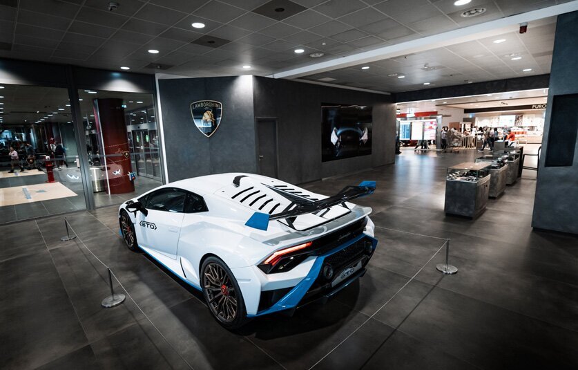 Lamborghini Exhibition area