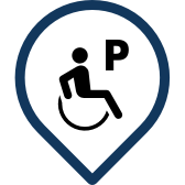 Disabled car parking (at P1 Level 0)